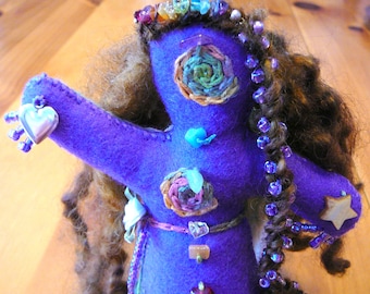 Healing Art Doll, Chakra Doll, Spirit Doll, Medicine Doll