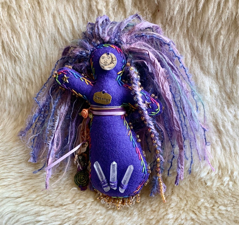 Healing Art Doll, Chakra Doll, Spirit Doll, Medicine Doll image 4