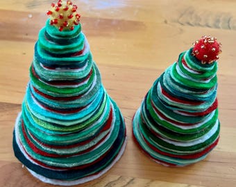 Handmade Felt Christmas tree, Waldorf Inspired