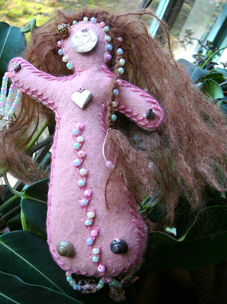 Self Care Healing Art Doll, Chakra Doll, Spirit Doll, Medicine Doll image 1