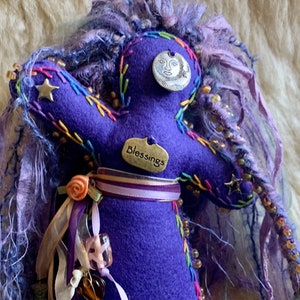 Healing Art Doll, Chakra Doll, Spirit Doll, Medicine Doll image 8
