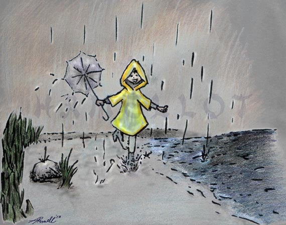Rainy season drawing | How to draw Rainy scenery drawing | Girl with  umbrella drawing | Rainy day | Rainy day drawing, Umbrella drawing, Drawings