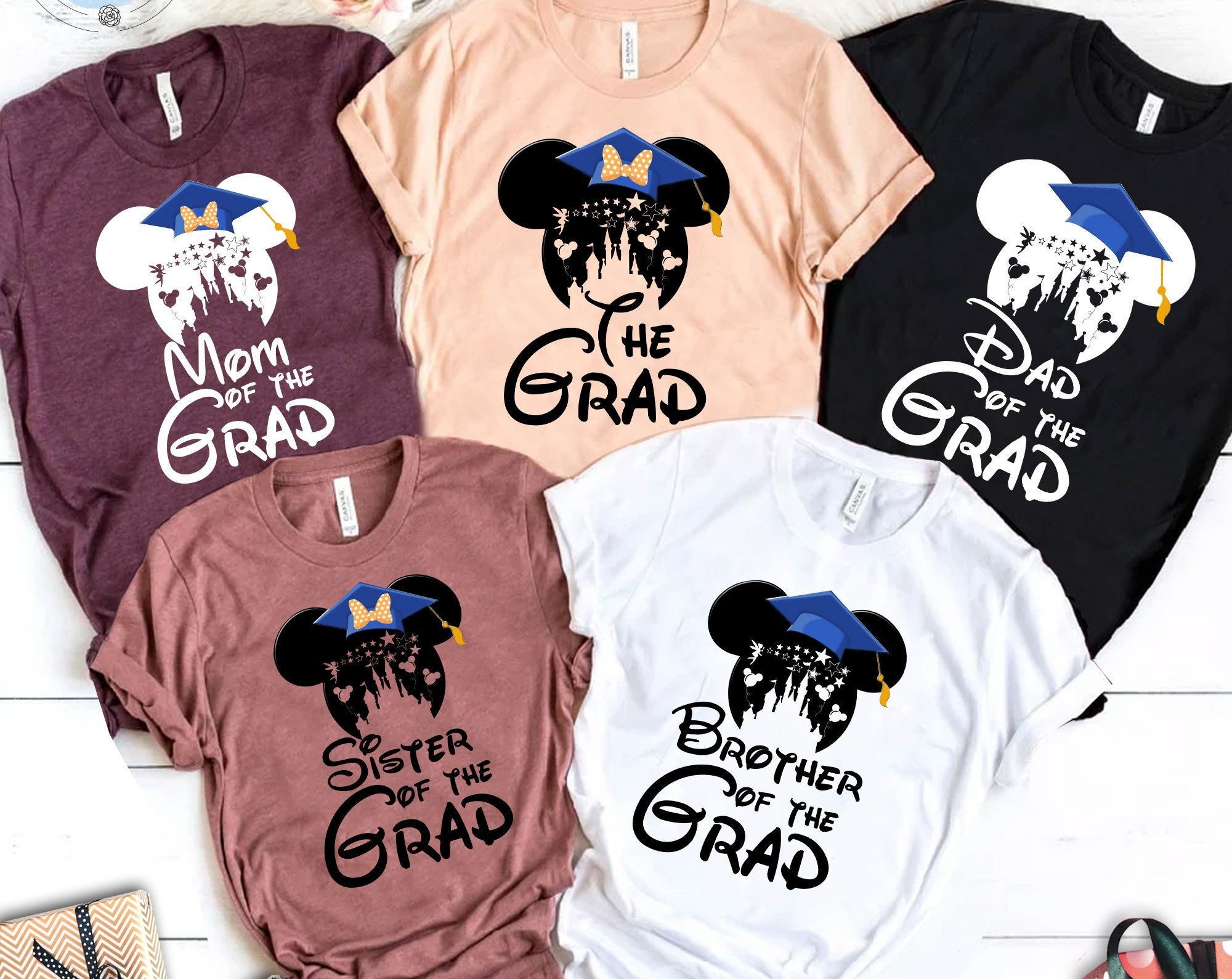 Disney Grad, Disney Family Graduation Mickey Ears Abitur Hut T-Shirt Disney Grad, Disney Family Graduation Mickey Ears Abitur Hut T-Shirt