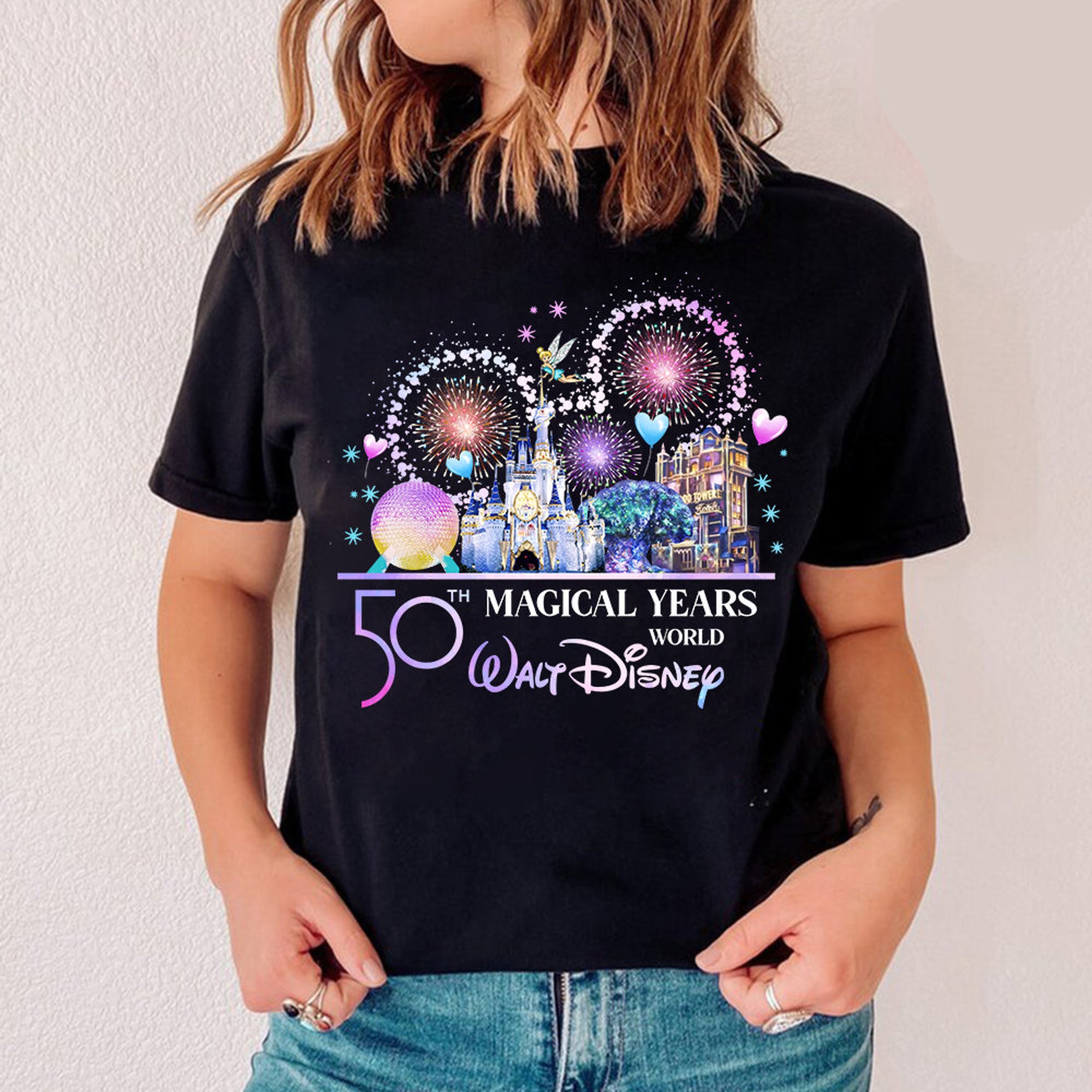 Mickey Ears Disney World 50th Anniversary Shirt, Vintage Disneyland Shirt, Disney Vacation 2022 shirts