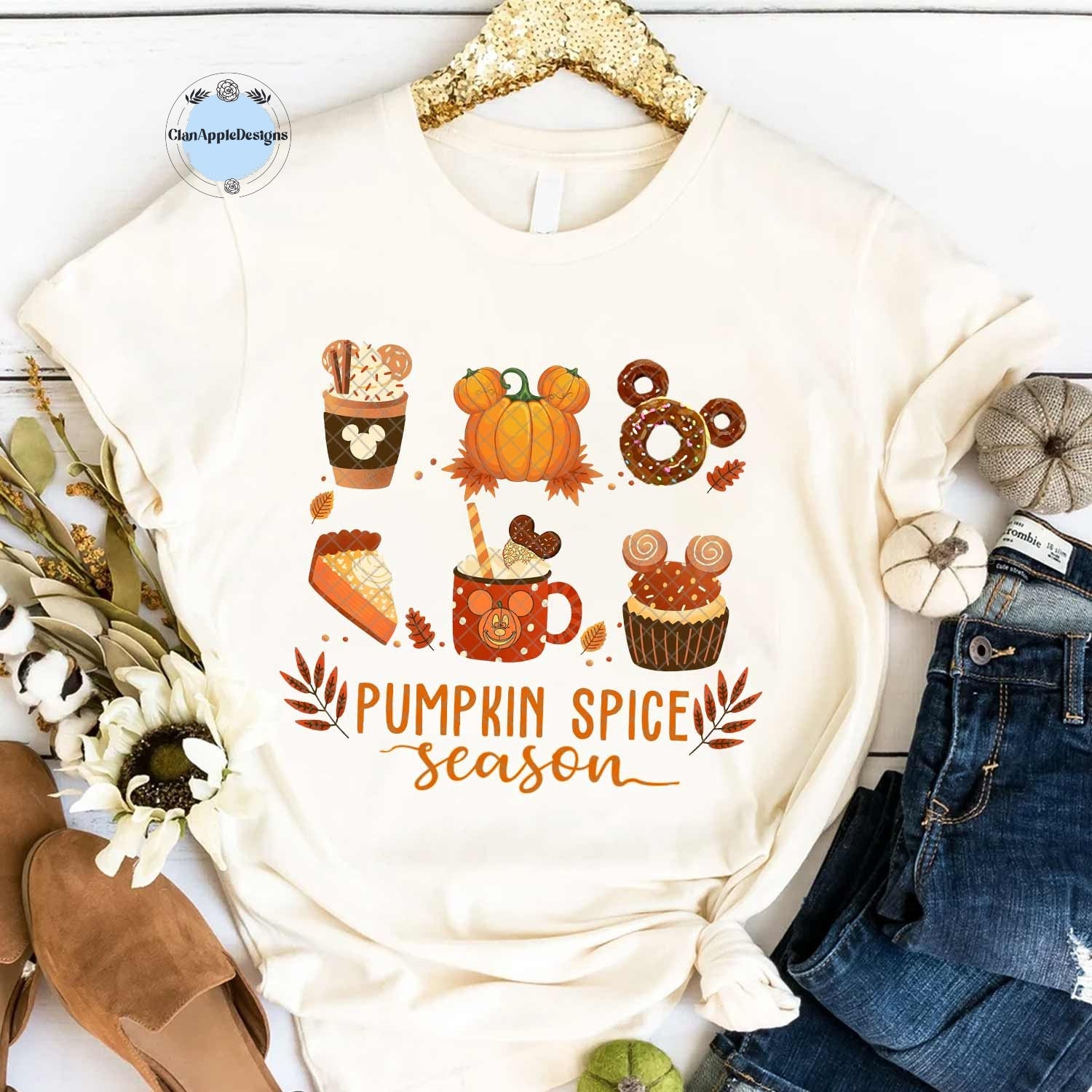 Discover Disney Pumpkin Spice T-shirt, Disney Fall