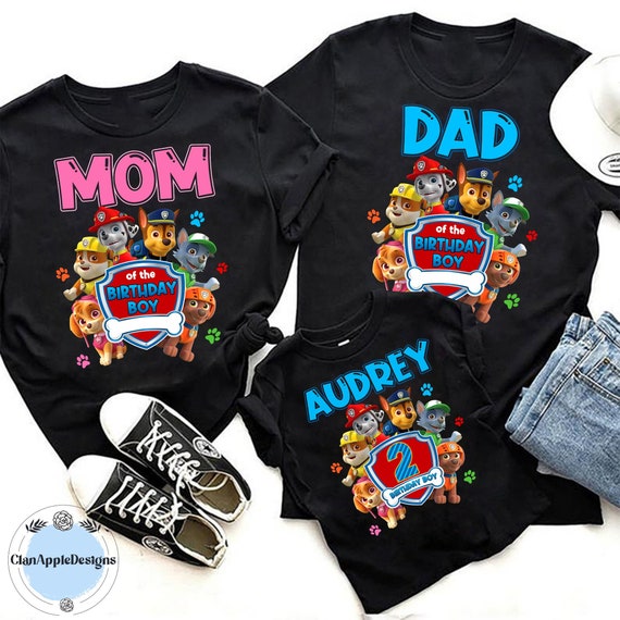 Paw Patrol Birthday Shirt Paw Patrol 