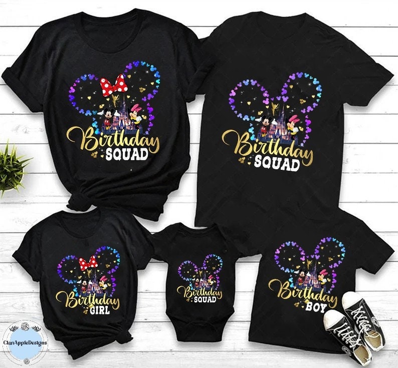 Discover Disney Birthday Squad, Disney Birthday Boy/Girl, Disney World T-Shirt