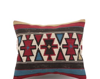 10915 23.23 x 23.23 Pillow Cover Kilim Pillow Vintage Kilim Pillow Handwoven Pillow FAST SHIPMENT with ups or fedex