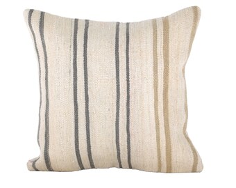 10915 23.23 x 23.23 Pillow Cover Kilim Pillow Vintage Kilim Pillow Handwoven Pillow FAST SHIPMENT with ups or fedex