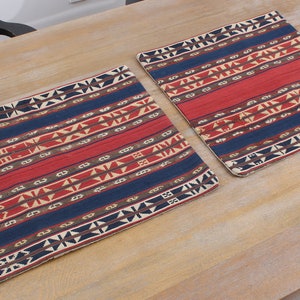 SET of 2 pcs, Kilim Pillow Cover, Vintage Kilim Pillow, 18.11&quot; x 22.05&quot; Kilim Cushion, Jajim Pillow, Throw Pillow, FAST shipment - 11715