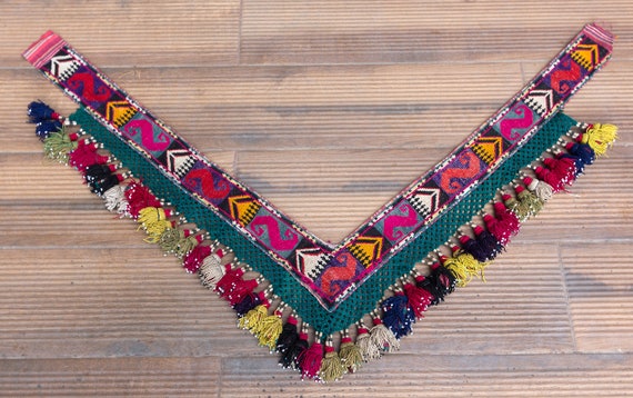 5.91" x 47.24" Tassel Vintage Uzbek Tassel Segusha