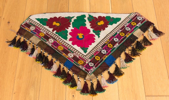29.13 x 21.26" Tassel Vintage Uzbek Tassel Segusha