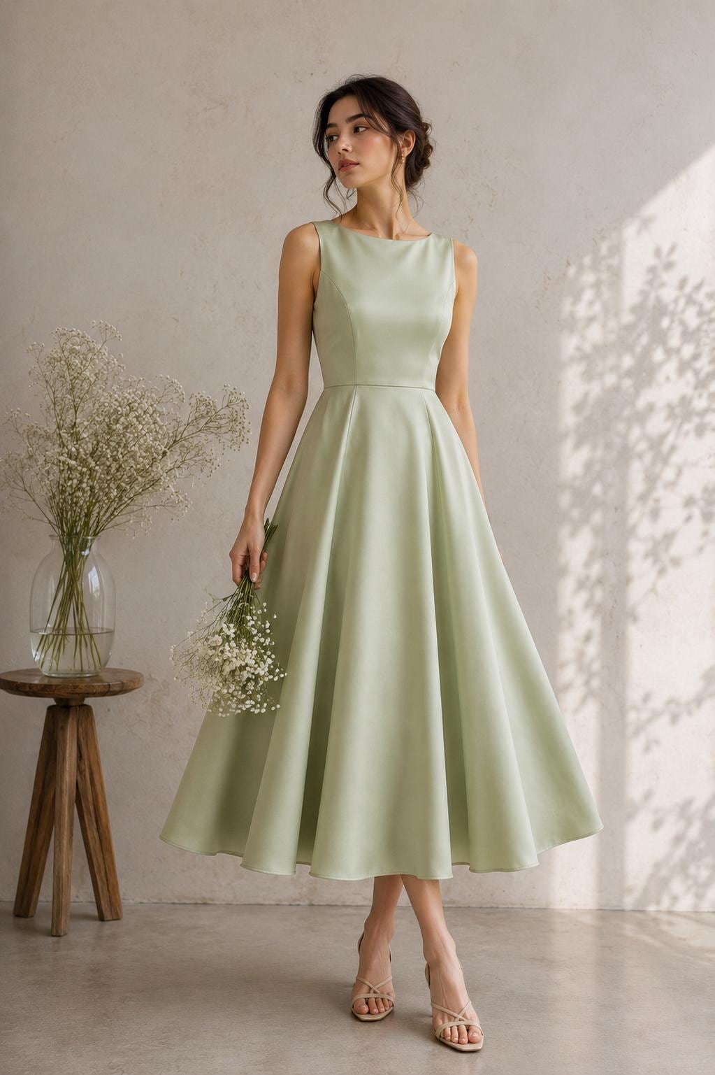 etsy sage green bridesmaid dress Modest wedding sage green bridesmaid dresses