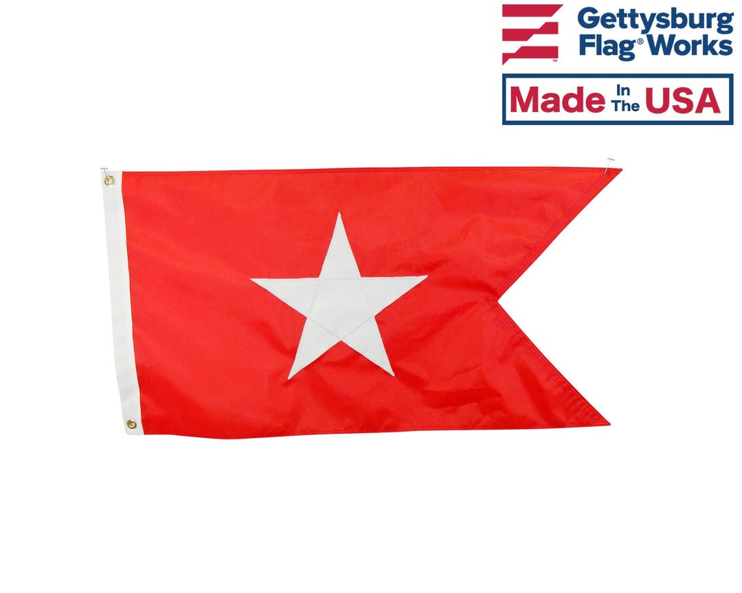 White Star Line Flag: Sewn Applique Guidon Burgee, All-weather Nylon - Etsy