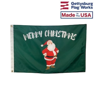 Jolly Santa Flag - Christmas Flag for Holiday gift shopping