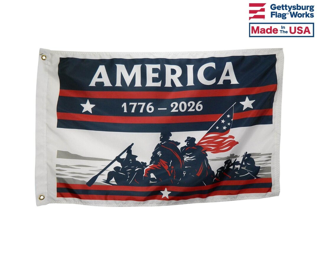 Dare to Cross Flag - America 250th Celebration 1776-2026 by Gettysburg ...