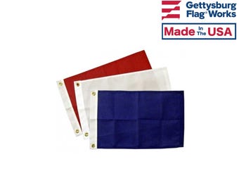 Blank Cotton Flags - Multiple Sizes and Made in the USA!