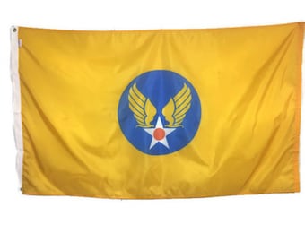 Bandera USAAC: Cuerpo Aéreo del Ejército de EE. UU., nailon resistente a la intemperie (fabricada en EE. UU.)