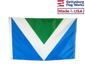 International Vegan Flag - Durable All Weather Nylon & Reinforced Fly End Stitching - Made in the USA