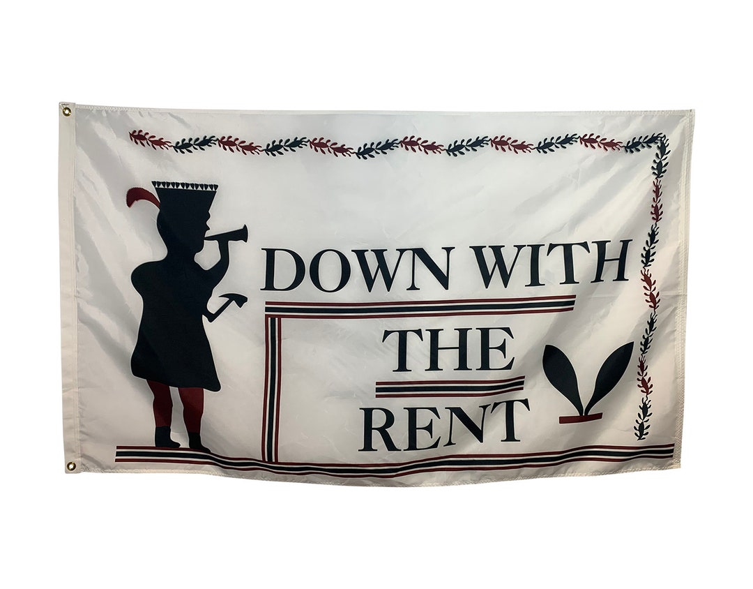 Down With the Rent Flag: Historic Anti-rent War Design, 3x5' Nylon ...