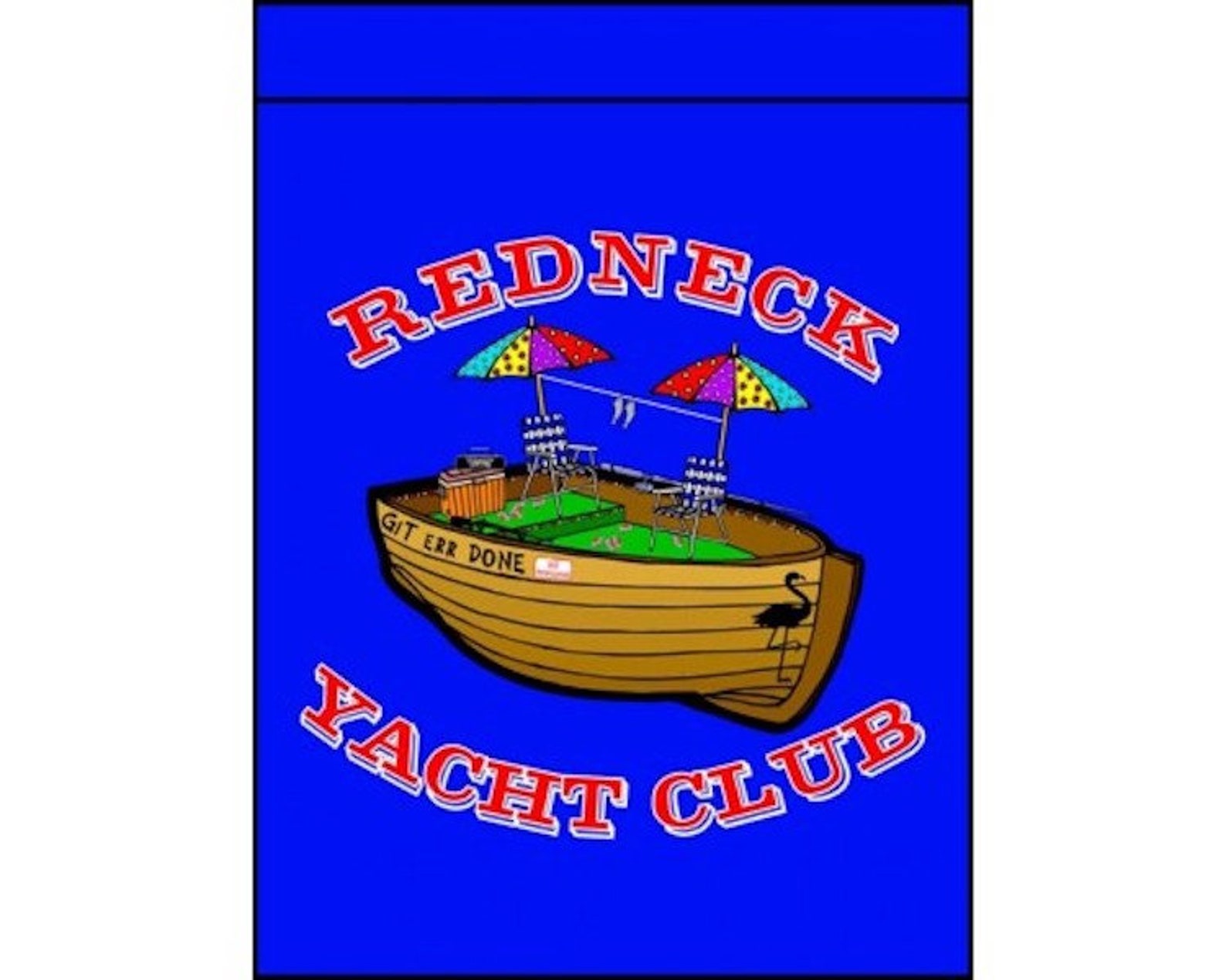 Redneck Yacht Club Flags Boat Flag or Garden Flag Styles Etsy