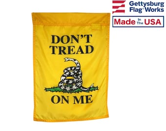 Gadsden Don't Tread On Me Garden Flag - 11x15" Made in USA