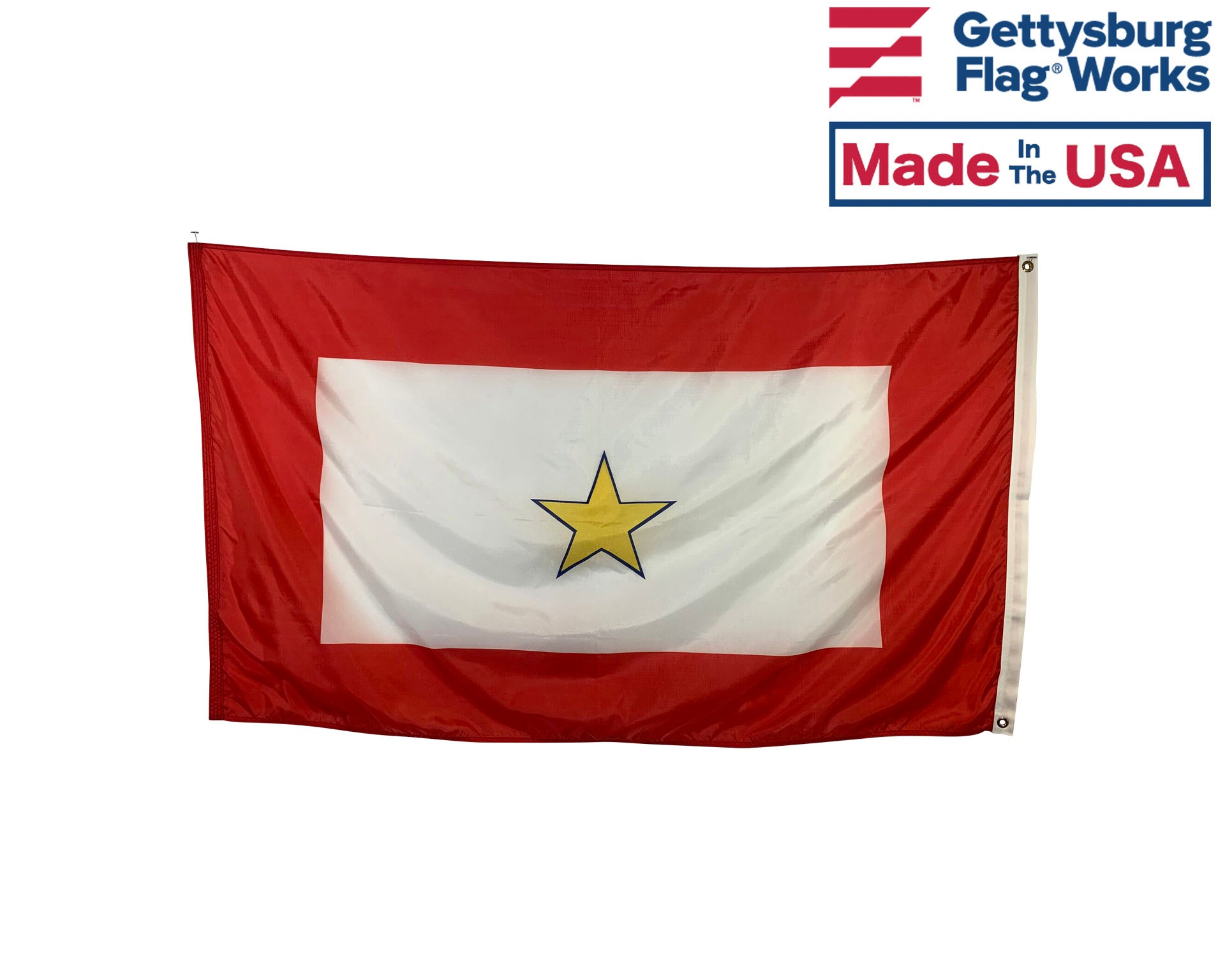 Gold Star Service Star 3x5' Flag Durable All Weather Etsy
