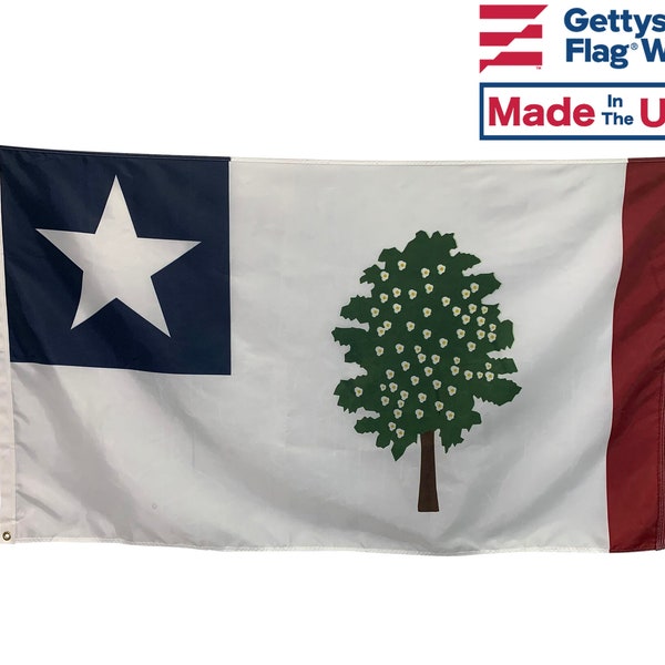 Original Mississippi 1861 Magnolia Flag - Durable All-Weather Nylon - Made in the USA