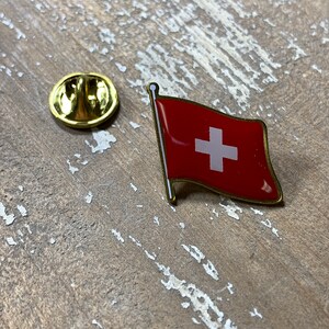 National Flag Embroidery Patches And Metal Flag Lapel Pin SWITZERLAND-in Patches - Foto 9