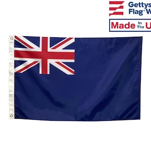 British Blue Ensign - All-Weather Outdoor Flag - British Maritime Flag, Made in USA