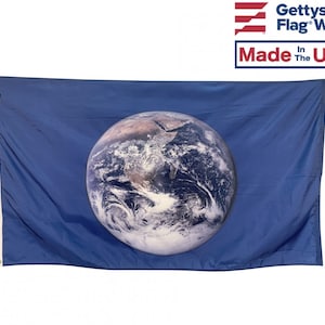 PLANET EARTH FLAG - Made of High Quality All Weather Nylon - made in the usa - Free Shipping