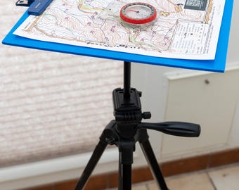 Map-Table™ Tripod Mount: Non-Magnetic Navigation Station for Orienteering, Hiking, Backpacking