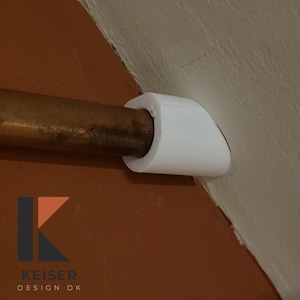 Curtain Rod Bracket with Locking Plate – Sloped Wall Angle Options (Fits Ø15 mm Rod)