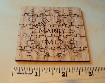 Proposal "Will you marry me" mini puzzle creative surprise proposal