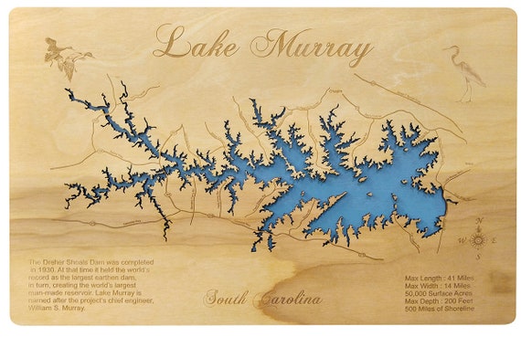 Lake Murray Depth Chart