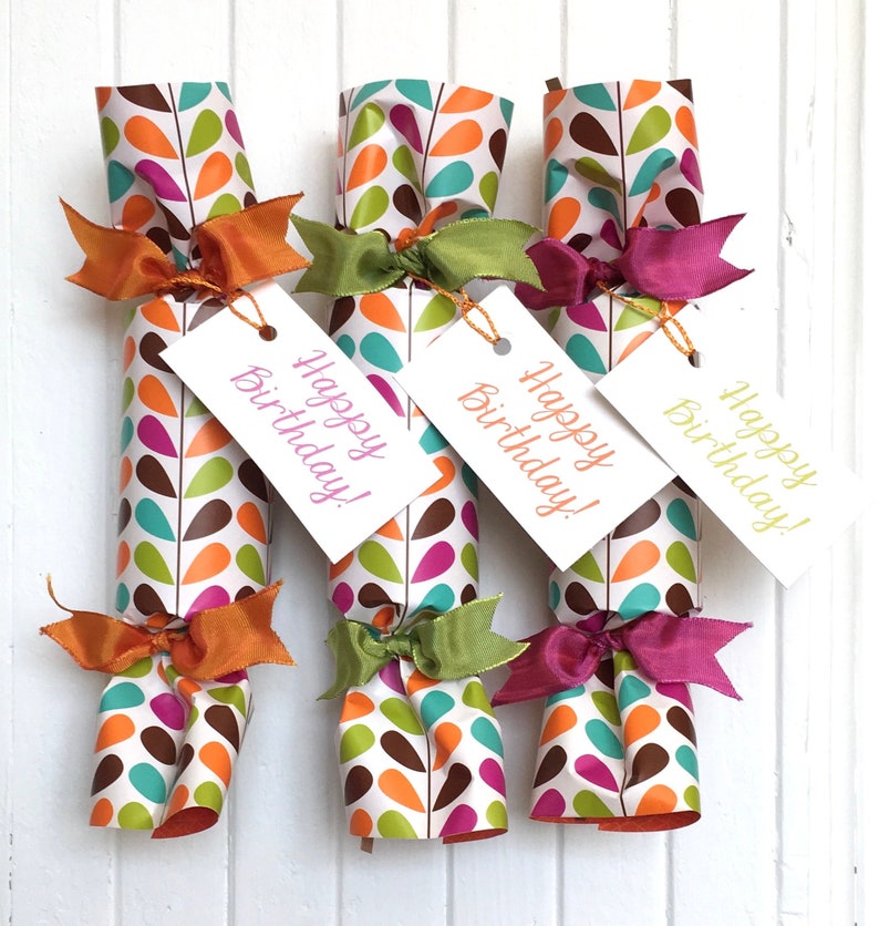 birthday surprise crackers
