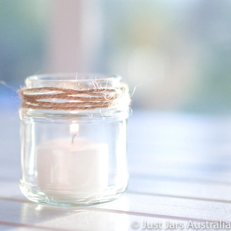 70 X 100ml Small Round Glass Jars Without Lids Etsy