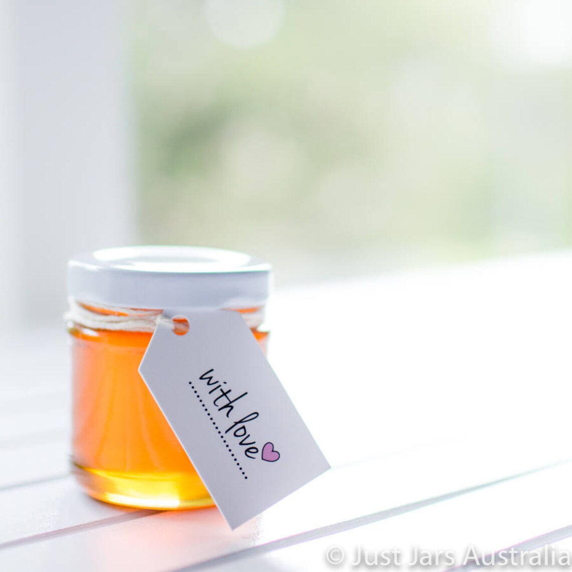 70 X 100ml Small Round Glass Jars With TAGS Perfect DIY Etsy