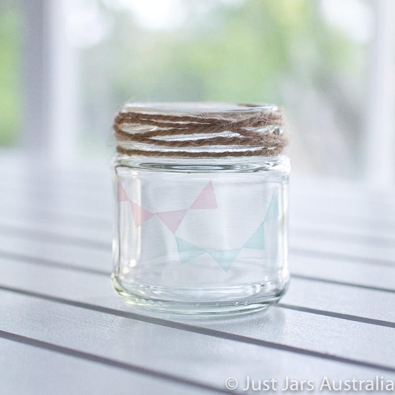 35 X 100ml Small Round Glass Jars Without Lids Etsy