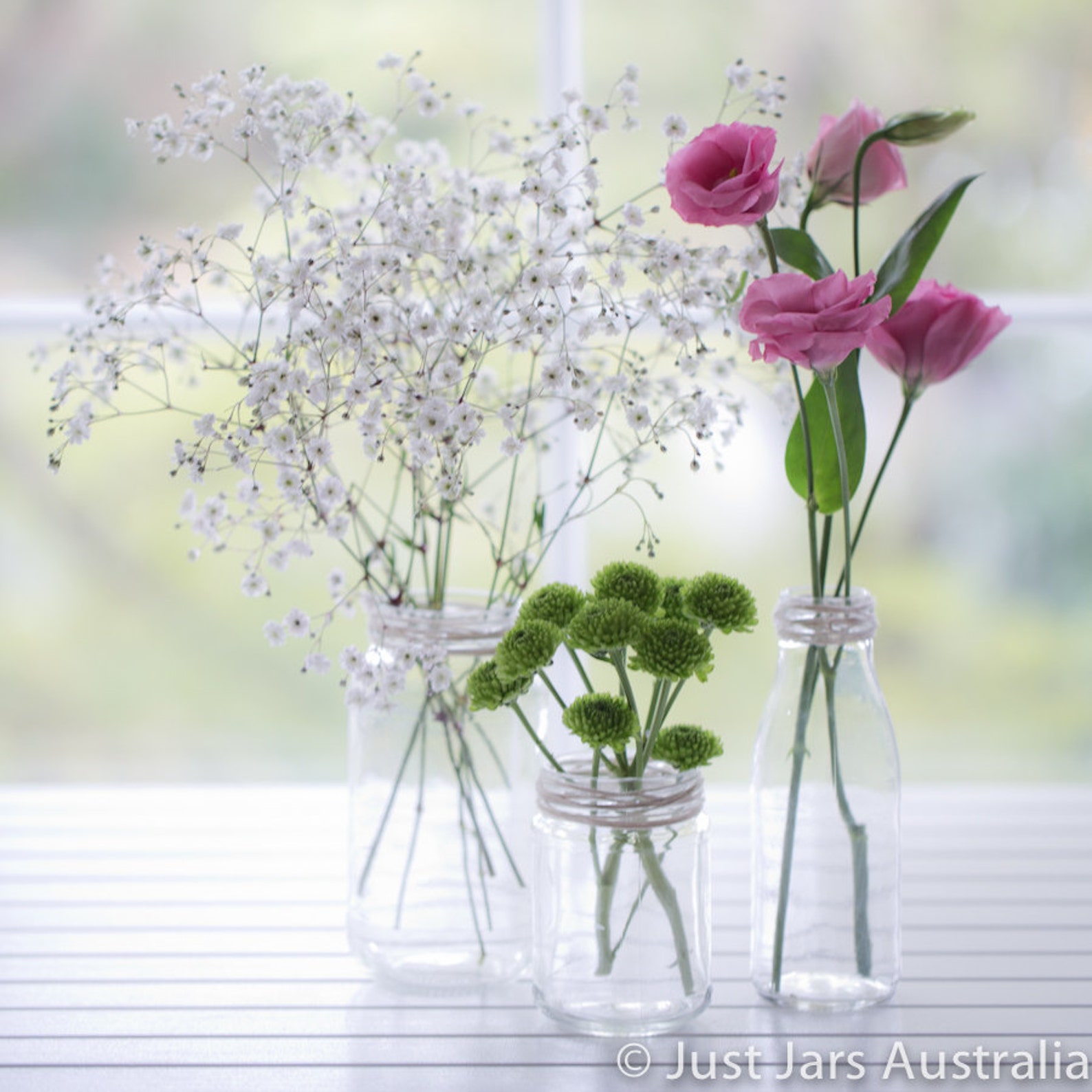 40 new glass jars Assorted sizes Ideal rustic chic wedding Etsy