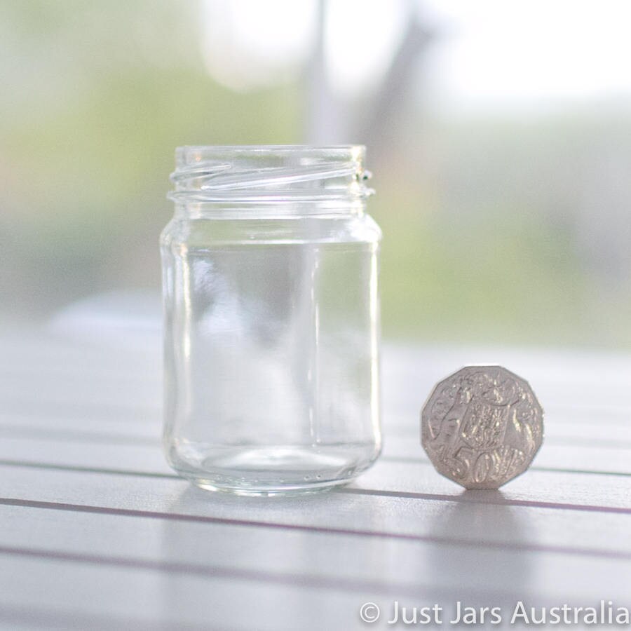 140 X 150ml Small Round Glass Jars Without Lids Etsy