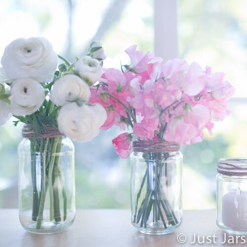 Sample Pack of Glass Jars 7 Sizes Plan Your Rustic Wedding Etsy Australia