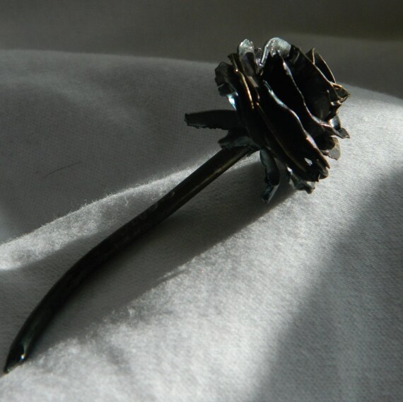Items similar to Hand Forged Rose on Etsy