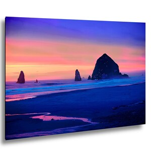 Twilight at Haystack Rock