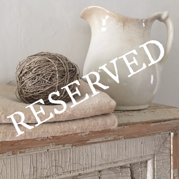 RESERVED for Jessica Natural Linen Merry Christmas pillow