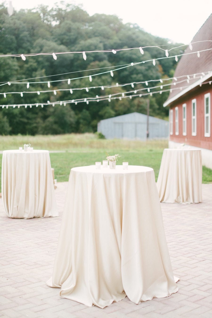 Ivory Tablecloth Cocktail 120 & 132 Round Etsy