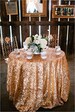 Gold Sequin, Antique Gold, Antique Sequin Tablecloths, Sequin Tablecloths, 1DAYSHIP.  Gatsby wedding, New Year, Christmas, 