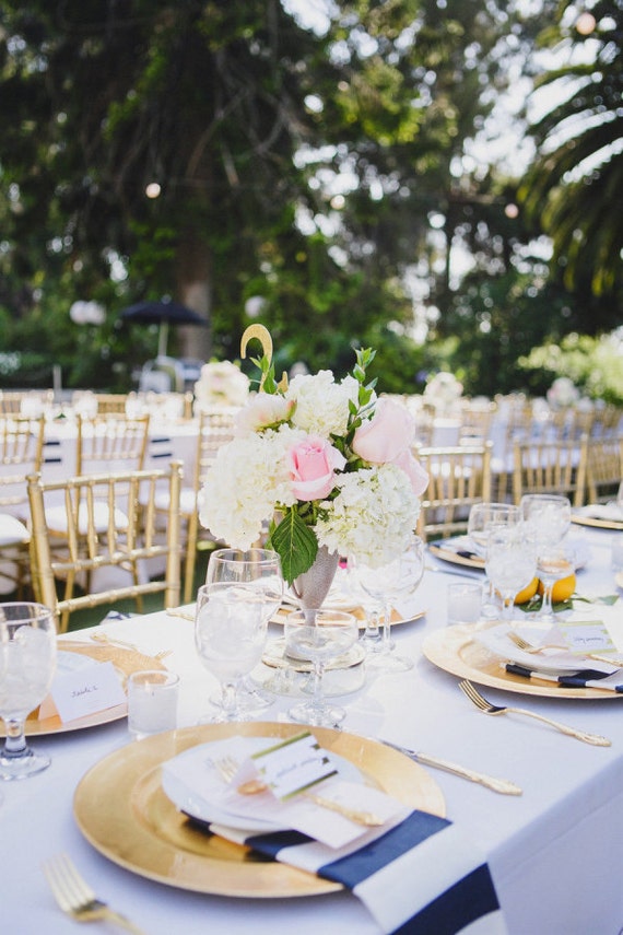 Navy, Striped Tablerunner, Nautical, Beach Wedding, Bridal Shower