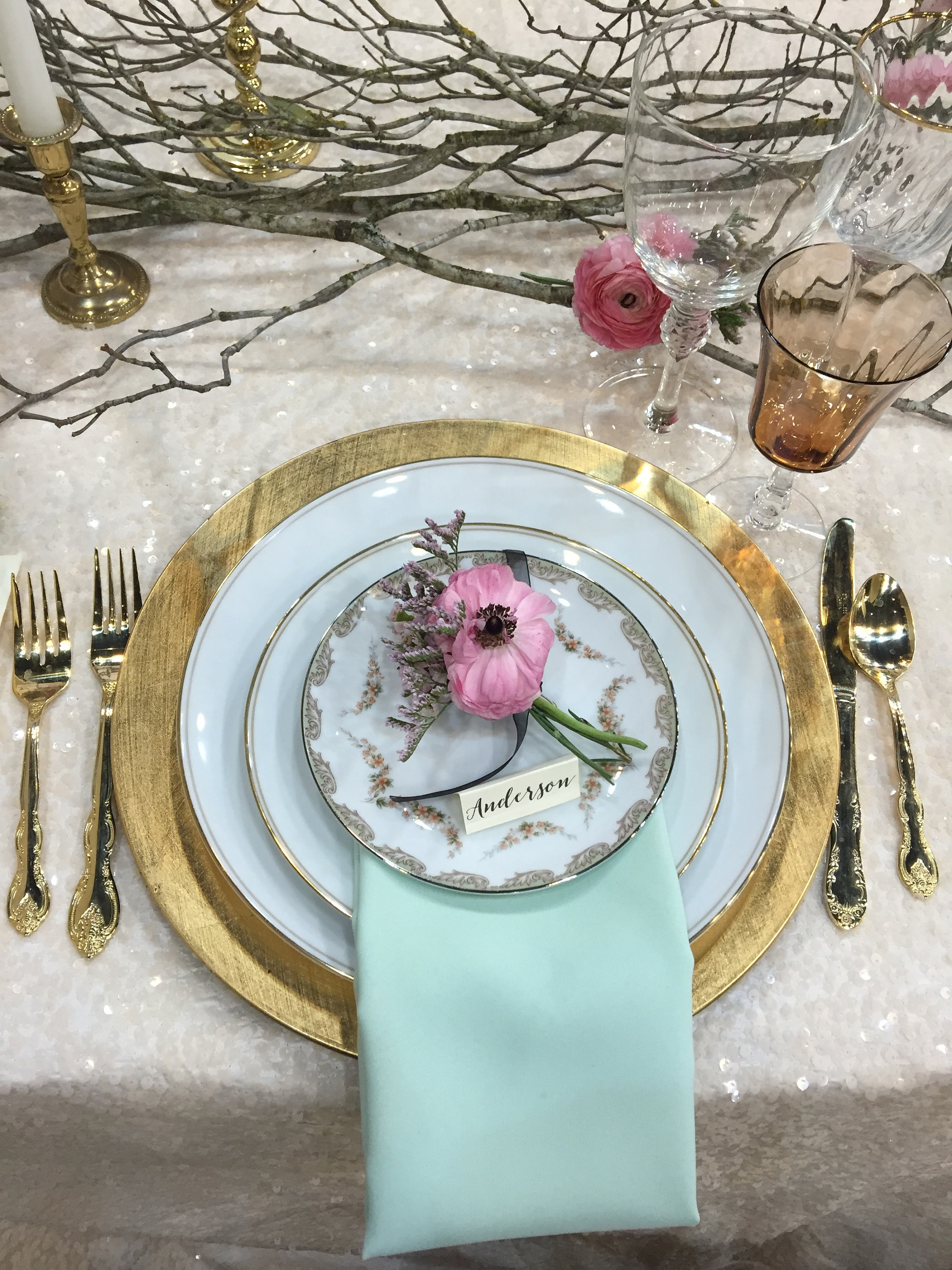 Mint Table runners bridal shower Sweet 16 Derby BBQ party Quinceaneras Shabby Chic Vintage Fathers Day or Rustic Wedding