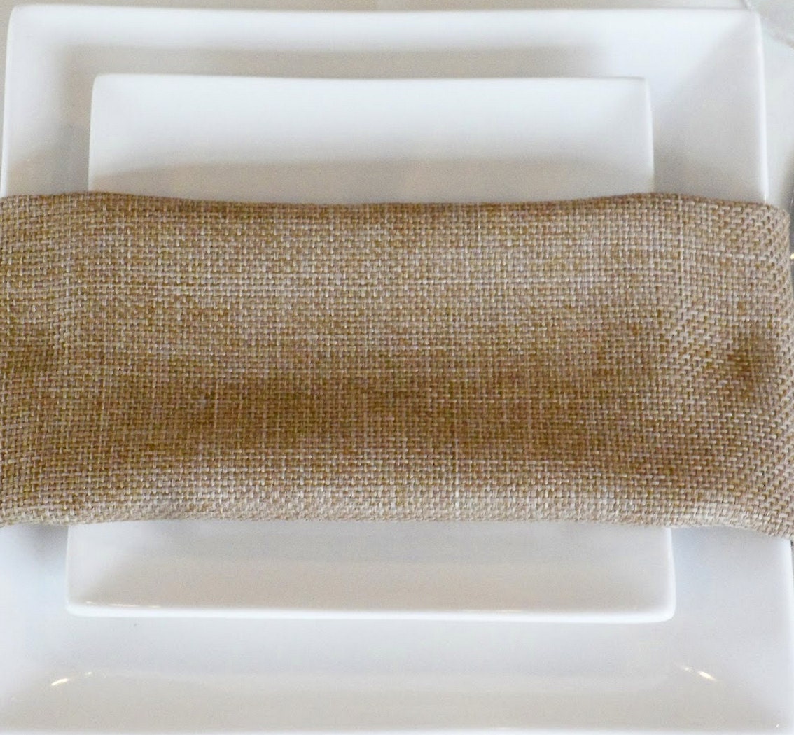 Burlap Tablecloth Burlap Overlay FAUX BURLAP BBQ Derby Graduation Rustic Decor Barn wedding